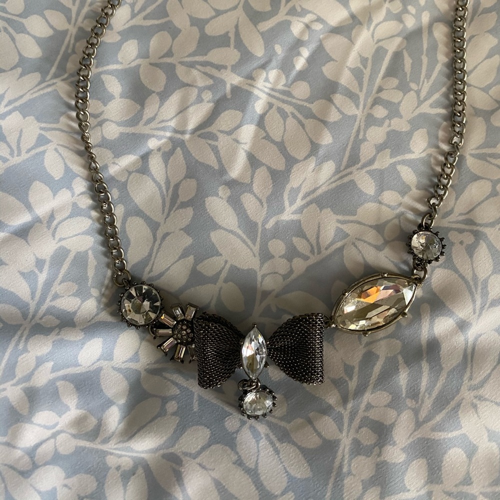 Betsy Johnson Bow Necklace